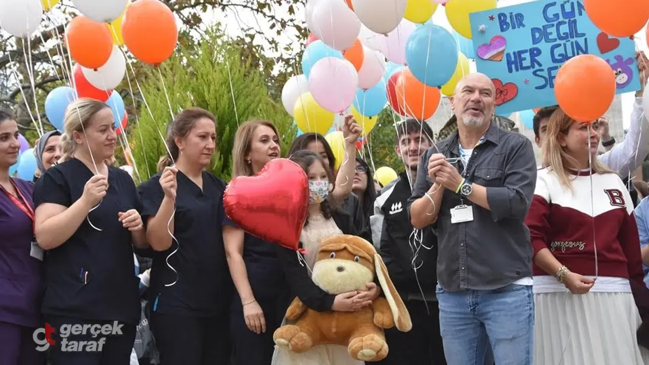 Lösemiyi Yenen Kübranur’un Sevinci Balonlarla Kutlandı