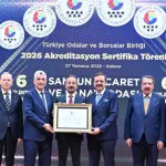Samsun TSO’ya TOBB’dan Akreditasyon Belgesi