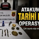 Samsun Atakum’da Tarihi Eser Operasyonu