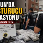 Samsun’da narkotik ekiplerinden 6 ilçede operasyon
