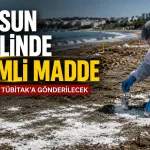 Samsun Sahilinde Şüpheli Madde Alarmı