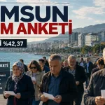 Samsun anketinde AK Parti ve CHP arasındaki fark