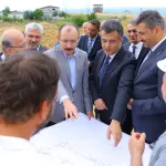 Samsun’un yatırım projelerinde son durum yerinde görüldü