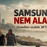 Samsun’da Nem Hava Sıcaklığını Arttırıyor