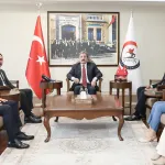 Samsun Valisi Tavlı'yı Göç İdaresi Yetkilileri Ziyaret Etti