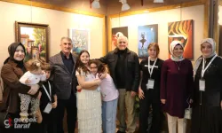 Samsun'da Atölye Martı Karma Resim Sergisi açıldı