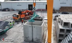 Samsun SASKİ İlk Yerli Prefabrik Su Deposunu Üretti