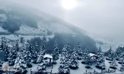 Samsun'a Kar Yağdı, Başkan Görüntü Paylaştı