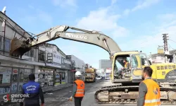 Samsun Gülsan Sanayi’de kentsel dönüşümde ilk yıkım gerçekleşti