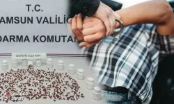 Jandarma Tek Bir Adreste Tarih Yazdı: Canik'te Binlerce Uyuşturucu Kapsülüne El Konuldu!