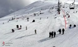 Kar Yağdı, Akdağ Doldu: Kayakseverler Ladik’e Akın Etti