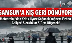 Samsun’da Kara Kış Bastırdı! O Gün Dışarı Çıkacaklar İki Kez Düşünsün: Yağmur Ve Rüzgar Aynı Anda Geliyor!
