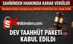 Sahibinden Hakkında Karar Verildi! Rekabet Kurumu Soruşturmayı Bitirdi: Otobid İçin Dev Yasak Geldi!