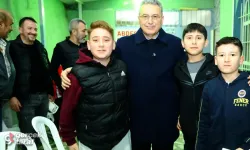 İlkadım'da ilk teravih buluşması: Başkan İhsan Kurnaz halkla buluştu