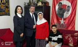 Samsun Valisi Orhan Tavlı ve eşi Ayşe Tavlı'dan Şehit Evi Ziyareti