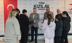 Samsun Çocuk Evlerinden Gazze’ye Anlamlı Bağış, Fitreler Kızılay’a Teslim Edildi