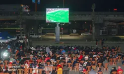 Canik'te Türkiye-Romanya Maçı Dev Ekranda Coşkuyla İzlendi
