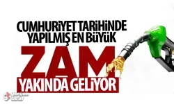 Tarihin en büyük zammı geliyor! Motorine 12,45 TL, benzine 3,68 TL zam kapıda