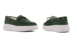 Süet Deri Bağcıklı Günlük Ayakkabı