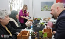 Atakum'da Huzurevi Sakinleri Teraryum Atölyesinde Buluştu