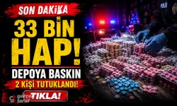 Samsun'da depodan uyuşturucu fışkırdı