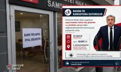 CHP Samsun'da Son Dakika: Merakla Beklenen Basın Toplantısı İptal Edildi