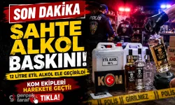 Samsun İlkadım’da sahte içki baskını