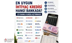 En Uygun İhtiyaç Kredisi Hangi Bankada? (23 Banka Karşılaştırması)