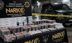 Samsun’da Kiralık Araçta 225 Bin Uyuşturucu Hap Ele Geçirildi