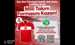 Canik'te Geri Dönüşüme Milli Takım Forması Hediyesi