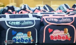 Canik Belediyesi'nden yenidoğan bebeklere hediye
