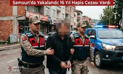 Samsun’da Uyuşturucu Hükümlüsü Jandarmaya Yakalandı