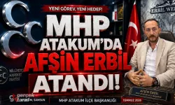 MHP Atakum İlçe Başkanlığına Afşin Erbil Atandı