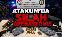 Atakum’da Polis Baskınında Balta, Kelepçe ve Silahlar Ele Geçirildi!