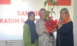Saadet Partisi Samsun İl Kadın Kolları'ndan İlkadım Kadın Kolları'na Hayırlı Olsun Ziyareti
