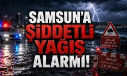 Samsunlular Gece Saatlerine Dikkat! Metrekareye 100 Kilo Yağış Düşecek, Sel ve Heyelan Riski Var!