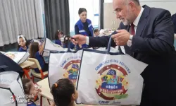 Samsun Canik Belediyesi'nden 1. Sınıf Öğrencilerine Çanta ve Kırtasiye Seti Hediyesi