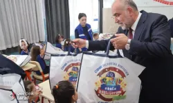 Samsun Canik'te Tüm İlkokul Birincilere Çanta ve Kırtasiye Desteği