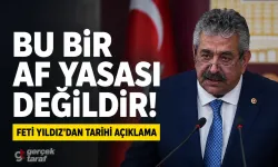 MHP'li Feti Yıldız net konuştu: "Bu bir af yasası değil, devlet politikasıdır"