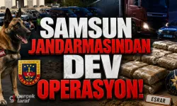 Samsun'da Yabancı Uyruklu Şahsın TIR'ından 132 Kilo Esrar Çıktı