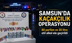 Samsun'da Kaçak Parfüm Operasyonu