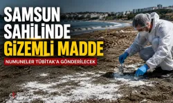 Samsun Sahilinde Şüpheli Madde Alarmı