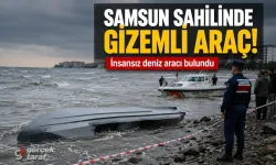 Samsun’da sahile vuran insansız deniz aracı bulundu