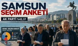Samsun anketinde AK Parti ve CHP arasındaki fark