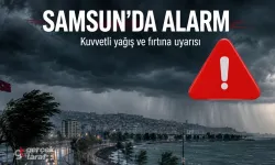 Samsun İçin Alarm Verildi, Kuvvetli Yağış Geliyor