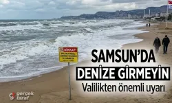 Samsun’da Denize Girmek Yine Yasaklandı