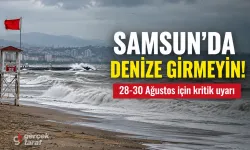 Samsun’da Denize Girecekler Dikkat: 3 Gün Yasak