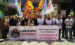 Atakum Belediyesi işçilerinden açlık grevinde kararlılık