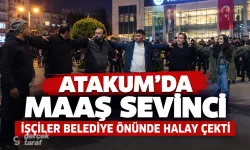 Samsun Atakum’da Maaş Sevinci, İşçiler Türkülerle Halay Çekti