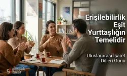 Atakum Sağırlar Derneği İşaret Dilleri Günü Açıklaması